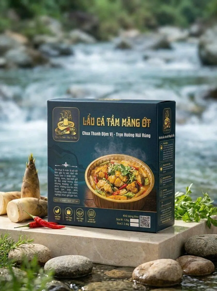 Lẩu Cá Tầm Măng Ớt - Thực phẩm 3 Miền