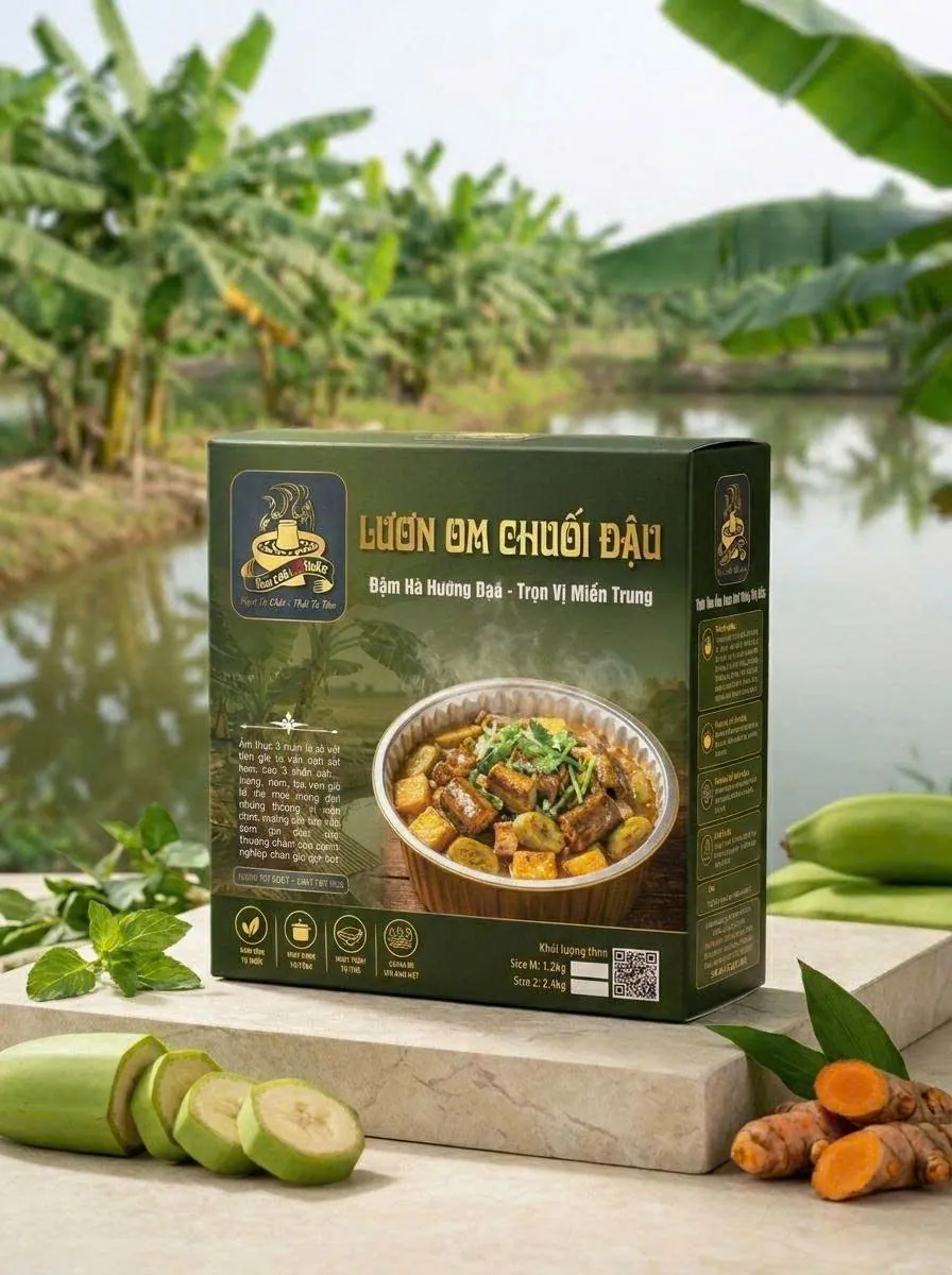 Lươn Om Chuối Đậu - Thực phẩm 3 Miền
